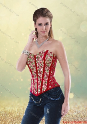 Luxurious Beading and Pick Ups Sweet 16 Dresses with Brush Train