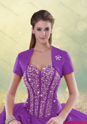 New Arrivals 2016 Sweetheart Quinceanera Gowns with Brush Train