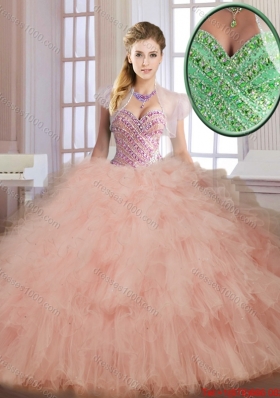 Perfect Spring Apple Green Quinceanera Gowns with Sweetheart