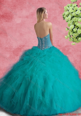 Perfect Strapless Sweet 16 Dresses with Beading and Ruffles