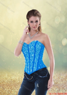 Popular Fall Blue Quinceanera Gowns with Pick Ups