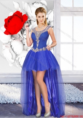 Popular Beaded and Ruffles Detachable Sweet 16 Dresses for 2016