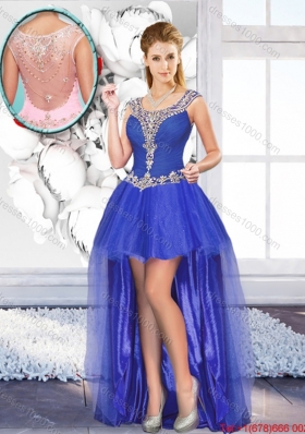 Popular Beaded and Ruffles Detachable Sweet 16 Dresses for 2016