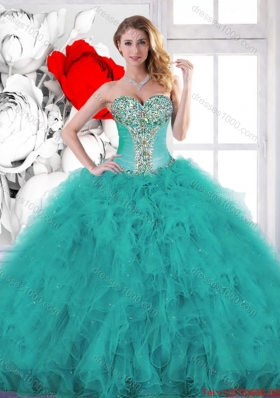Popular Beading Sweet 16 Dresses with Ruffles for 2016