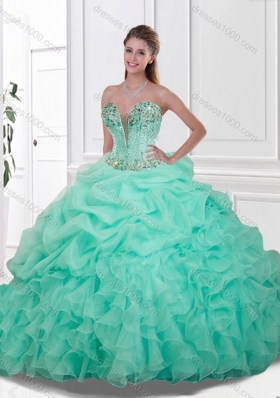 Beautiful Sweetheart Princesita With Quinceanera Dresses with Pick Ups and Ruffles for Spring