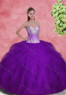 Hot Sale Wine Red Princesita With Quinceanera Dresses with Beading and Ruffles