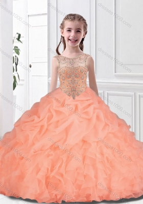 Inexpensive Scoop Princesita With Quinceanera Dresses with Beading  for Fall