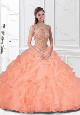 Inexpensive Scoop Princesita With Quinceanera Dresses with Beading  for Fall