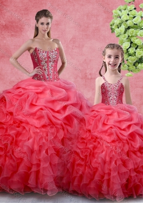 Pretty Ball Gown Sweetheart Beading Princesita With Quinceanera Dresses in Apple Green for Spring