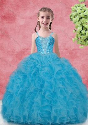 Wonderfu Floor Length Princesita With Quinceanera Dresses with Beading and Ruffles for Winter