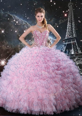 2016 Beautiful Princesita With Quinceanera Dresses with Beading and Ruffles