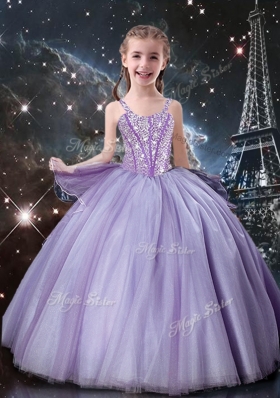 Sweet Ball Gown Beading Princesita With Quinceanera Dresses in Lavender