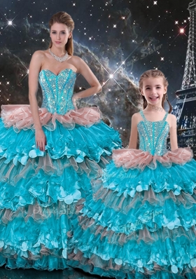 Wonderful Ball Gown Ruffled Layers Princesita With Quinceanera Dresses for 2016