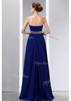 2016 Romantic Empire Sweetheart Bridesmaid Dress with Beading