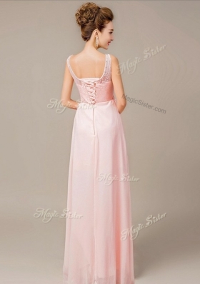 Beautiful Scoop Empire Prom Dresses with Appliques and Lace