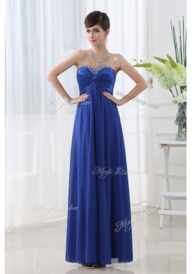 2016 Lovely Empire Sweetheart Prom Dresses with Beading