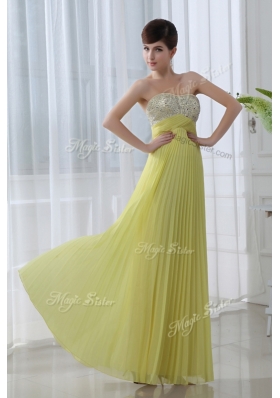 2016 Low Price Sweetheart Floor Length Beading Dama Dress for Graduation