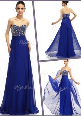 2016 Perfect Empire Sweetheart Dama Dresses in Royal Blue