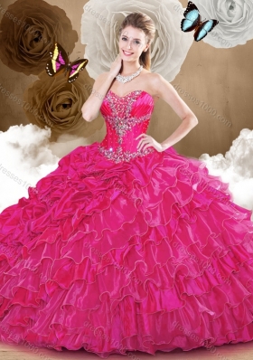 Gorgeous Sweetheart Quinceanera Dresses with Beading and Ruffles