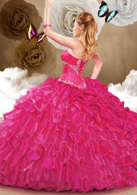 Gorgeous Sweetheart Quinceanera Dresses with Beading and Ruffles