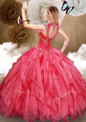 Hot Sale Sweetheart Beading and Red Quinceanera Dresses