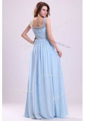 Lovely Empire Straps Sweetheart Prom Dresses with Beading