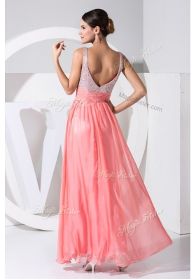 New Arrivals Empire Straps Sequins Dama Dresses in Watermelon