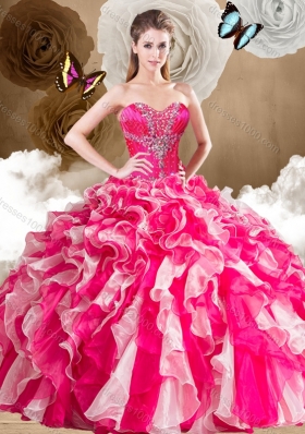 New Arrivals Sweetheart Multi Color Quinceanera Gowns with Ruffles