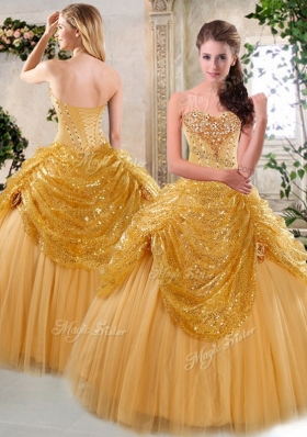 The Most Popular Floor Length Quinceanera Dresses with Beading and Paillette for Fall