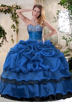 Classical Ball Gown Beading and Pick Ups Sweet 16 Dresses