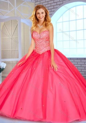 Super Hot Sweetheart Ball Gown Sweet 16 Gowns with Beading