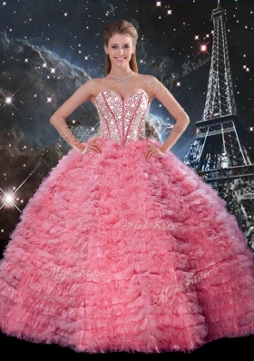 Beautiful Sweetheart Detachable Quinceanera Gowns for 2016