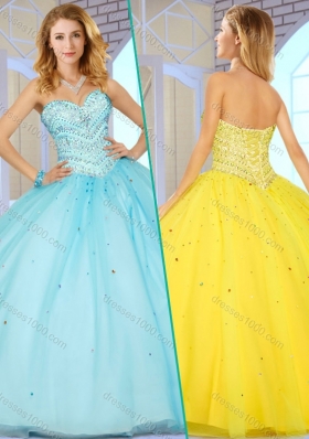 New Style Sweetheart Quinceanera Dresses with Beading for 2016