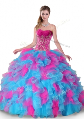 Pretty Sweetheart Beading and Ruffles Quinceanera Dresses