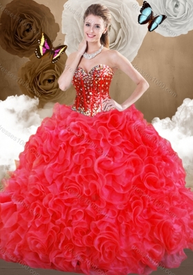 Top Selling Sweetheart Sweet 16 Dresses with Beading and Ruffles