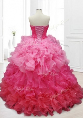 New Arrivals Ball Gown Sweet 16 Dresses with Beading and Ruffles