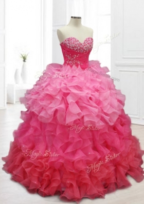 Popular Ball Gown Quinceanera Dresses with Beading and Ruffles