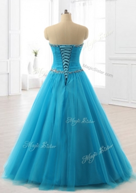 Lovely A Line Sweetheart Quinceanera Dresses with Beading for 2016