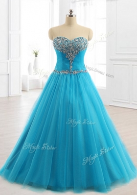 Lovely A Line Sweetheart Quinceanera Dresses with Beading for 2016