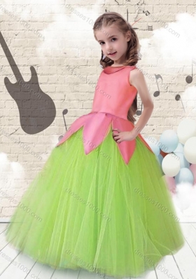 Cheap Scoop Ball Gown Multi Color Little Girl Pageant Dresses