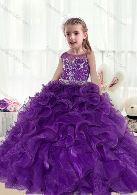 Fashionable Ball Gown Beading and Ruffles Mini Quinceanera Dresses