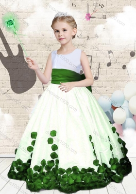 Hot Sale Scoop Long Mini Quinceanerat Dresses with Bowknot