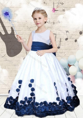 Hot Sale Scoop Long Mini Quinceanerat Dresses with Bowknot