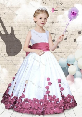 Hot Sale Scoop Long Mini Quinceanerat Dresses with Bowknot