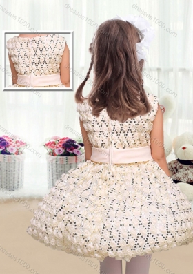 New Arrivals Scoop Short Flower Girl Dresses with Bowknot