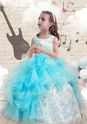 Fashionable Appliques and Ruffles Mini Quinceaner Dresses for 2016