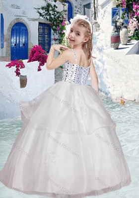 Sweet Ball Gown Little Girl Pageant Dresses with Appliques and Beading