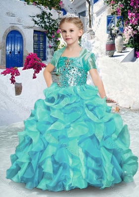 2016 Fashionable Ball Gown Mini Quinceanera Dresses with Beading and Ruffles