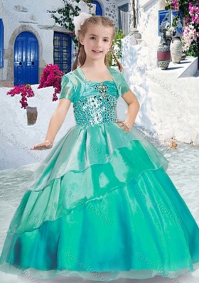 Beautiful Ball Gown Mini Quinceanera Dresses with Beading and Ruffles