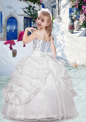 Best Spaghetti Straps Mini Quinceanera Dresses with Beading and Bubles